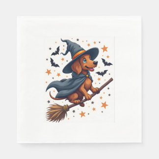 Witchy Dachshund Delight Pappersservett