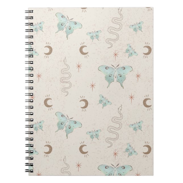 Witchy Etheral Aesthetic Notebook Journal Anteckningsbok (Framsidan)