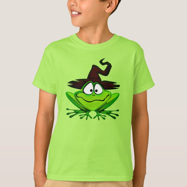 Witchy Frog T Shirt (Framsida)