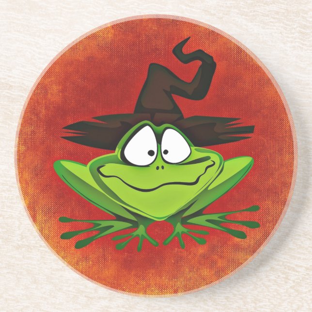 Witchy Frog Underlägg Sandsten (Framsidan)