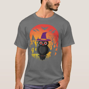 Witchy Gifts Halloween Uggla Haunted Mansion Witch T Shirt