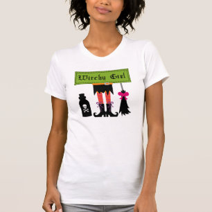 Witchy Girl Halloween T-shirts och presenter