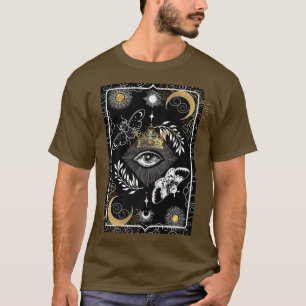 Witchy Goth Mystic Öga Vintage Fairy Grunge Distre T Shirt