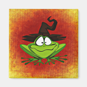 Witchy groda magnet