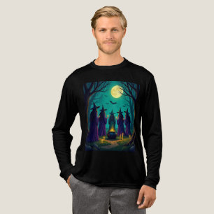 Witchy Halloween Art 1970-talet T Shirt