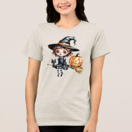 Witchy Halloween Magic Bus eller godis T-shirt