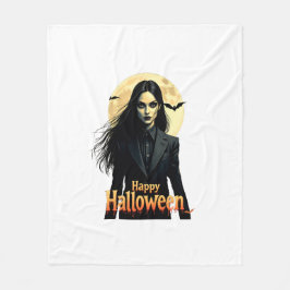 Witchy Halloween Natt Fleecefilt