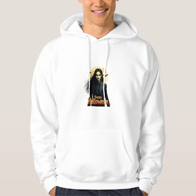 Witchy Halloween Natt Hoodie (Framsida)