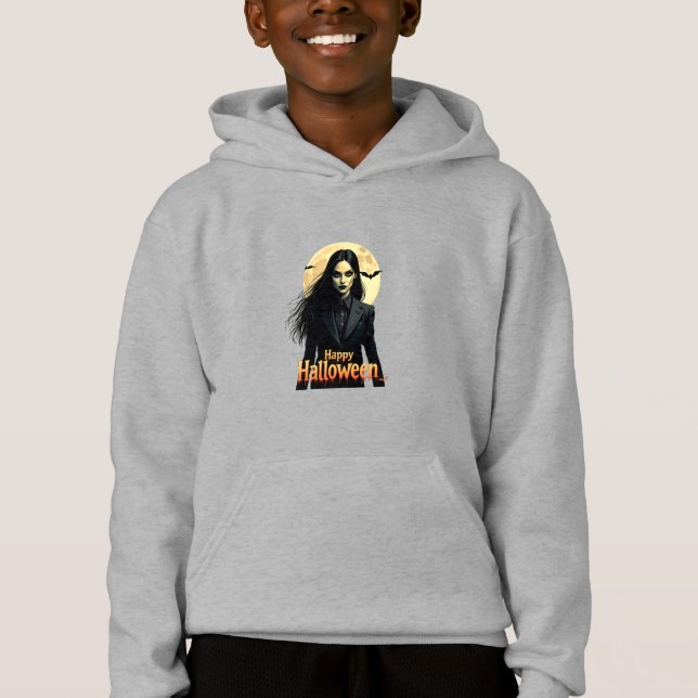 Witchy Halloween Natt T Shirt (Framsida)