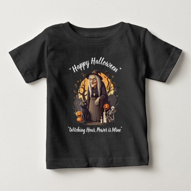 Witchy Halloween Vibes - Black-T-Shirt 🎃 👻 T Shirt (Framsida)