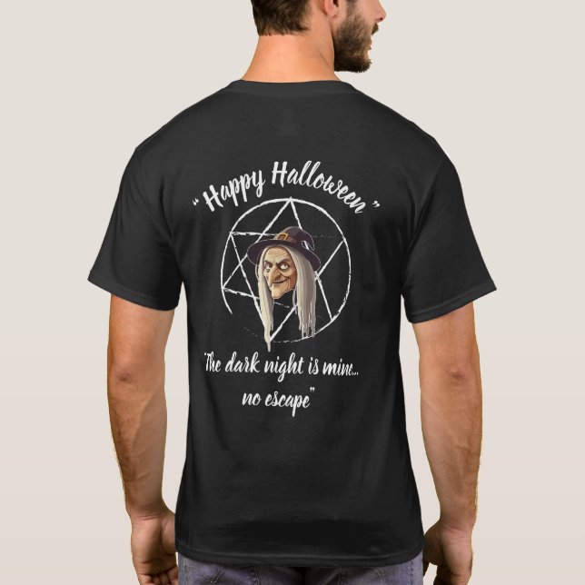 Witchy Halloween Vibes - Black-T-Shirt 🎃 👻 T Shirt (Baksida)