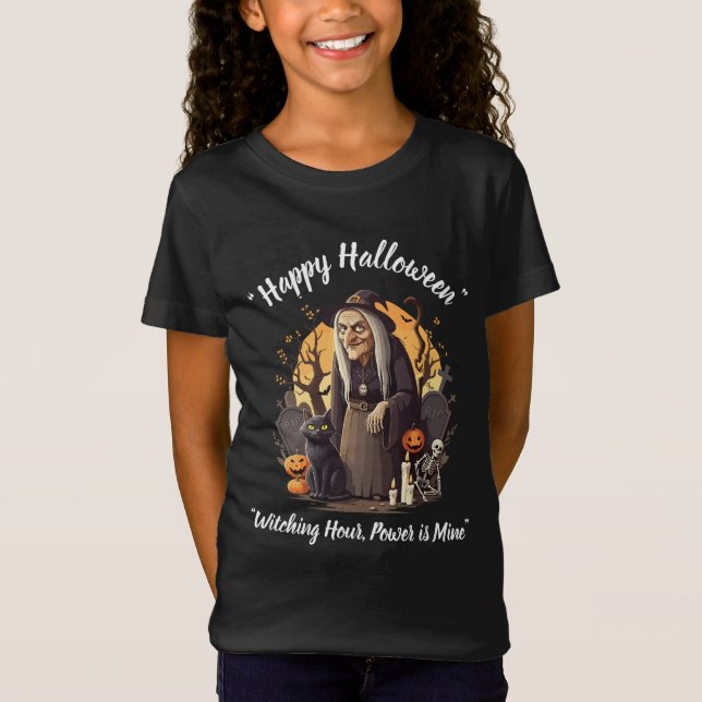 Witchy Halloween Vibes - Black-T-Shirt 🎃 👻 T Shirt (Framsida)