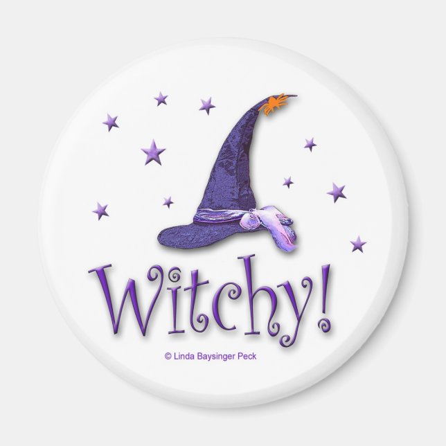 Witchy Hat Magnet (Framsidan)