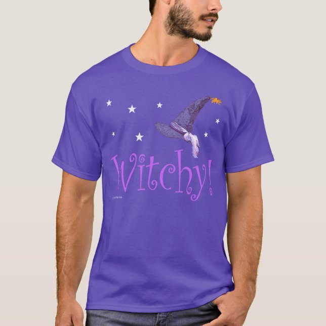 Witchy hatt tee shirt (Framsida)