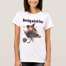 Witchy Humor T-Shirt - Roligt och magisk design