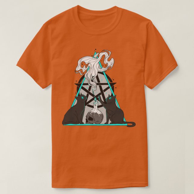 Witchy Kittens T Shirt (Design framsida)