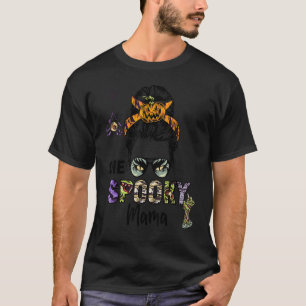 Witchy Mamma Skull Witch Women Groovy Ett Morsa T Shirt