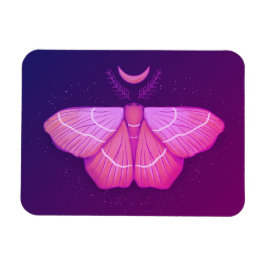 Witchy Moth Butterfly Lila Magic Insekt Magnet