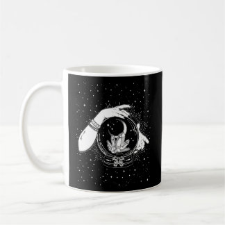 Witchy Mystic Crystal Boll Gypsy Fortune Teller Ha Kaffemugg