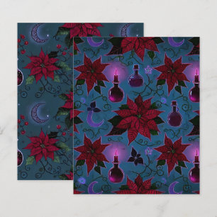 Witchy Nightshade Poinsettia Potions Papprare Laka