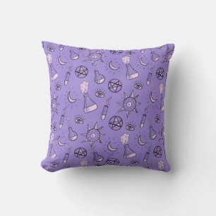 Witchy Occult Symbols Mönster - Mystical Magic Kudde