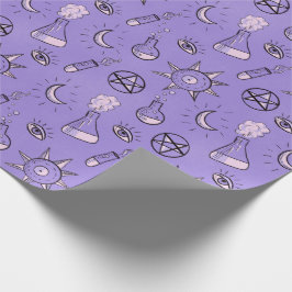 Witchy Occult Symbols Mönster - Mystical Magic Presentpapper