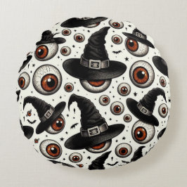 Witchy Ögon Rund Kudde