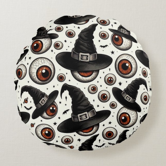 Witchy Ögon Rund Kudde (Framsidan)