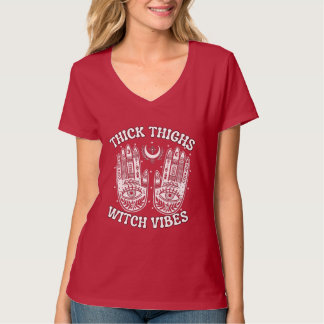 Witchy oktober Vibes T-shirt Halloween Tee