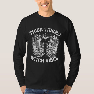 Witchy oktober Vibes T-shirt Halloween Tee