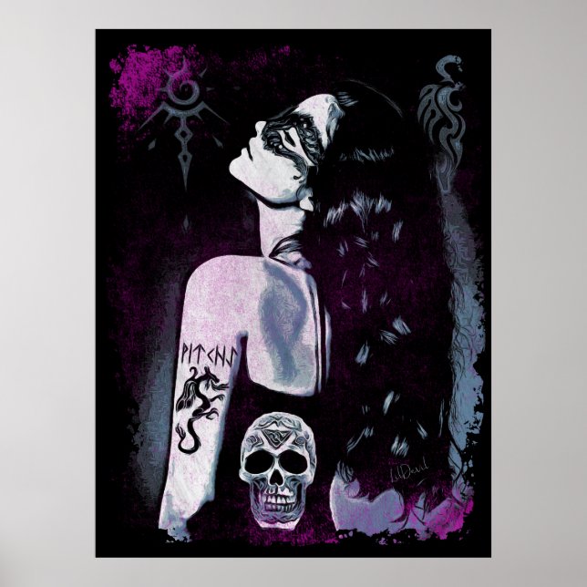 WITCHY Print, Value Poster Papper (projektionsyta) (Framsidan)