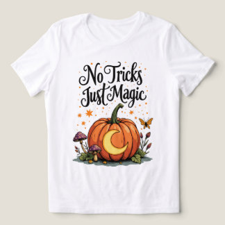 Witchy Pumpkin Moon Magic Graphic T Shirt