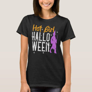 Witchy Pun Hett Girl Halloween Witch Costume Outfi T Shirt