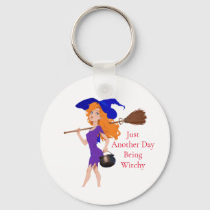Witchy Rödhårig Thunder_Cove Nyckelring