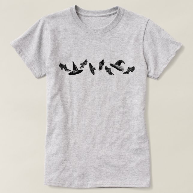 Witchy Shoes Tee Shirt (Design framsida)