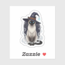 Witchy Siamese - Halloween Sleek Cat