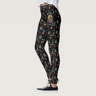 🕷️ Witchy Spooky Halloween-BLACK-🎃 👻 Leggings