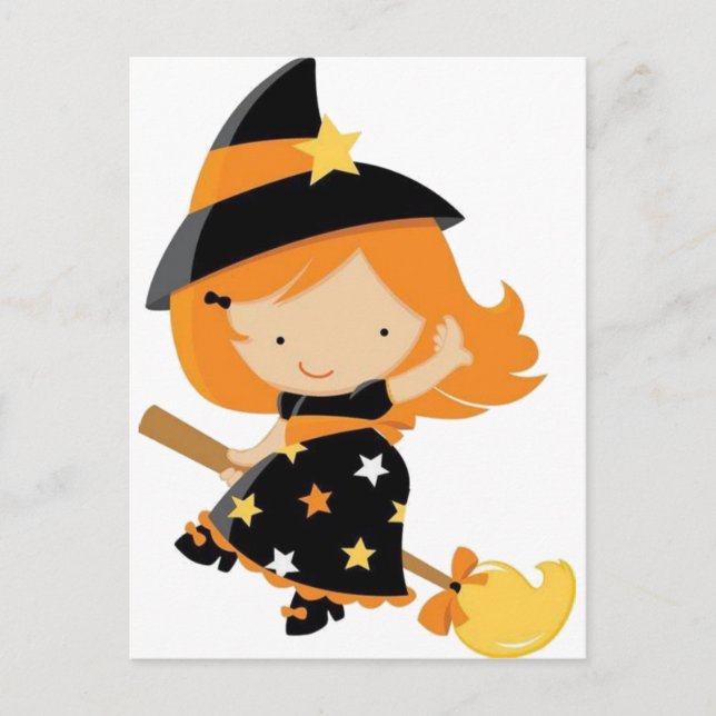 Witchy Star Vykort (Framsida)