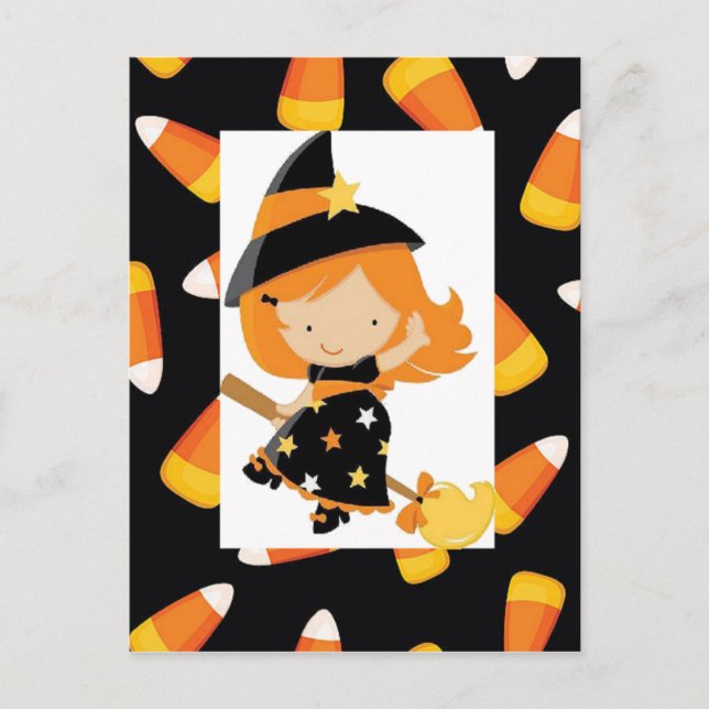 Witchy Star Vykort (Framsida)