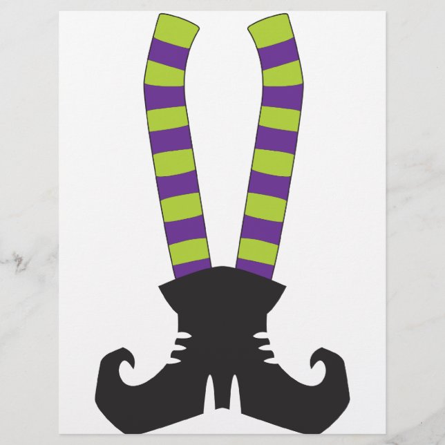 Witchy Stripy Socks (Framsida)