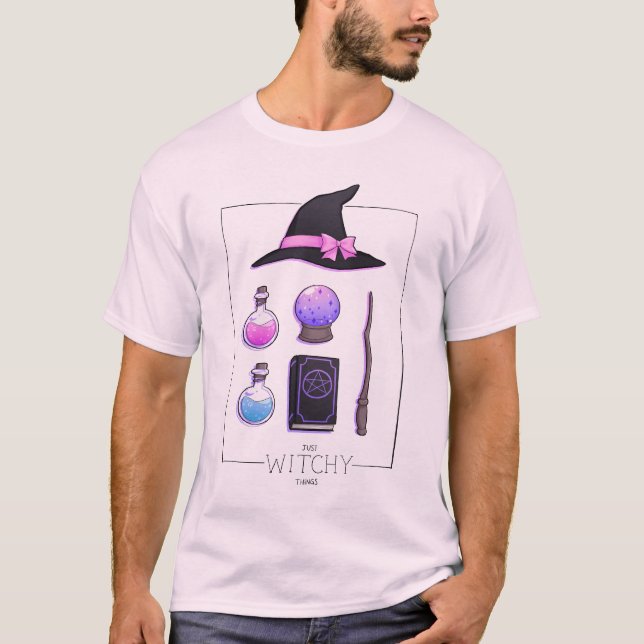 Witchy T skjorta T Shirt (Framsida)