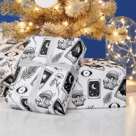 Witchy Tarot Botanical Mushroom Presentpapper