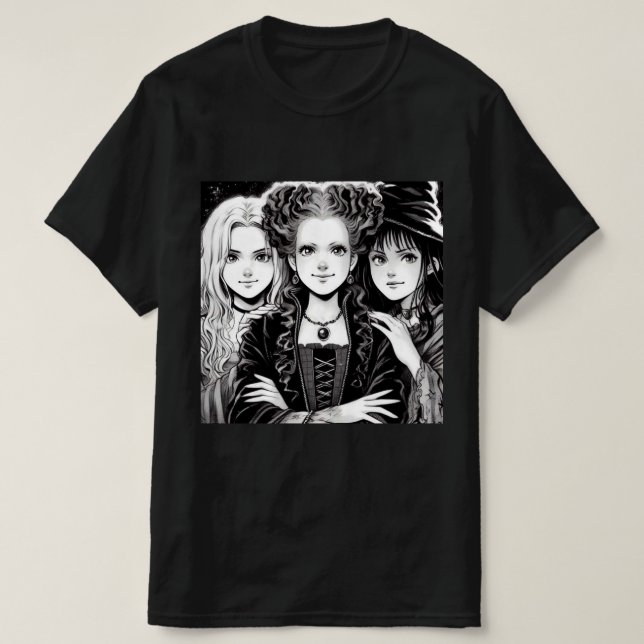 Witchy trio t shirt (Design framsida)