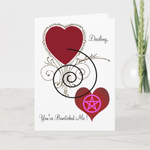 Witchy Valentine Helgkort