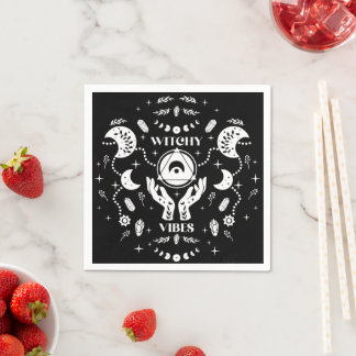 Witchy Vibes Halloween Pappra Napkins Pappersservett
