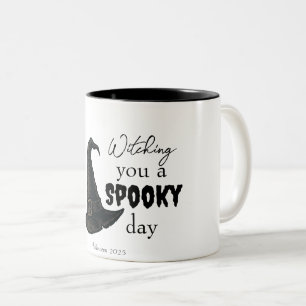 Witchy Vibes - Spooky & Snyggt Två-Tonad Mugg