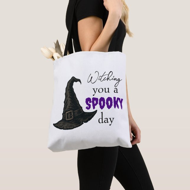 Witchy Vibes - Spooky & Snyggt | Tygkasse (Närbild)
