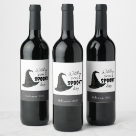 Witchy Vibes - Spooky & Snyggt | Vinflaska Etikett