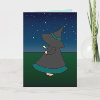 Witchy Wendy Grattis på födelsedagen Greeting Card Kort