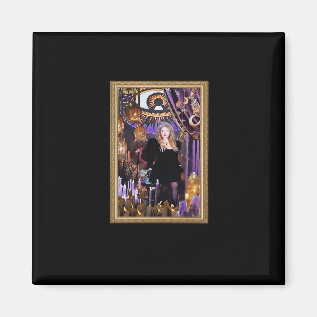 Witchy Whimsigoth Stevie Collage Magnet (Framsidan)